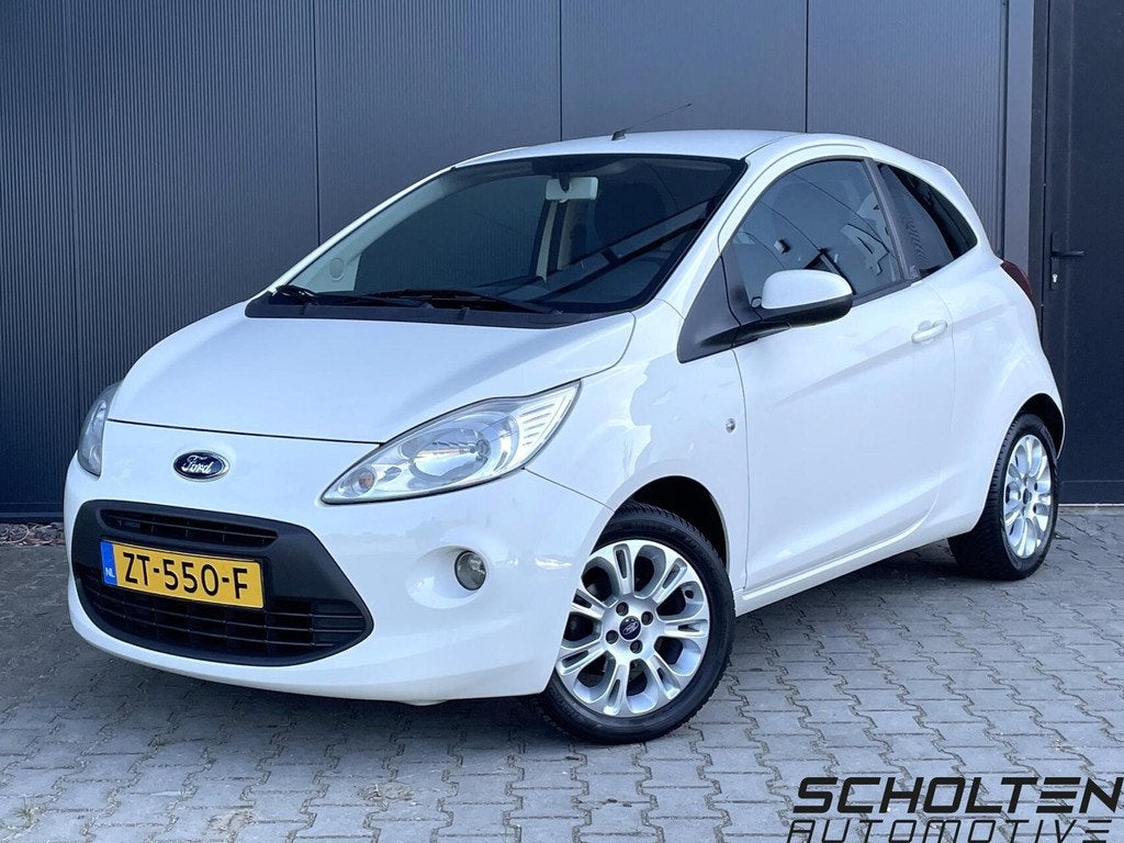 Ford Ka 1.2 Titanium Airco Lichtmetalen velgen stuurwielbedi, Voorwielaandrijving, Stof, Gebruikt, 4 cilinders