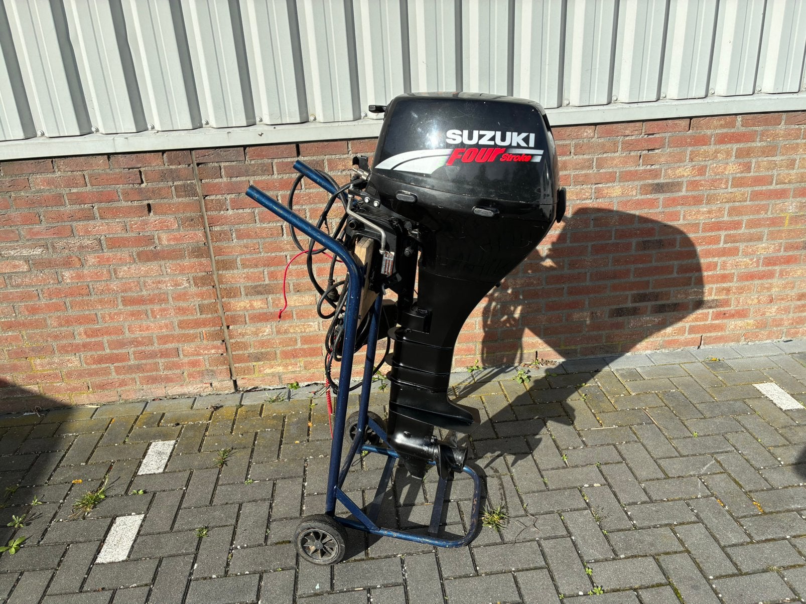Suzuki 15 pk 4 takt , elektrische start,, vaarklaar !, 10 tot 30 pk, Met afstandsbediening, Ophalen of Verzenden, Yamaha