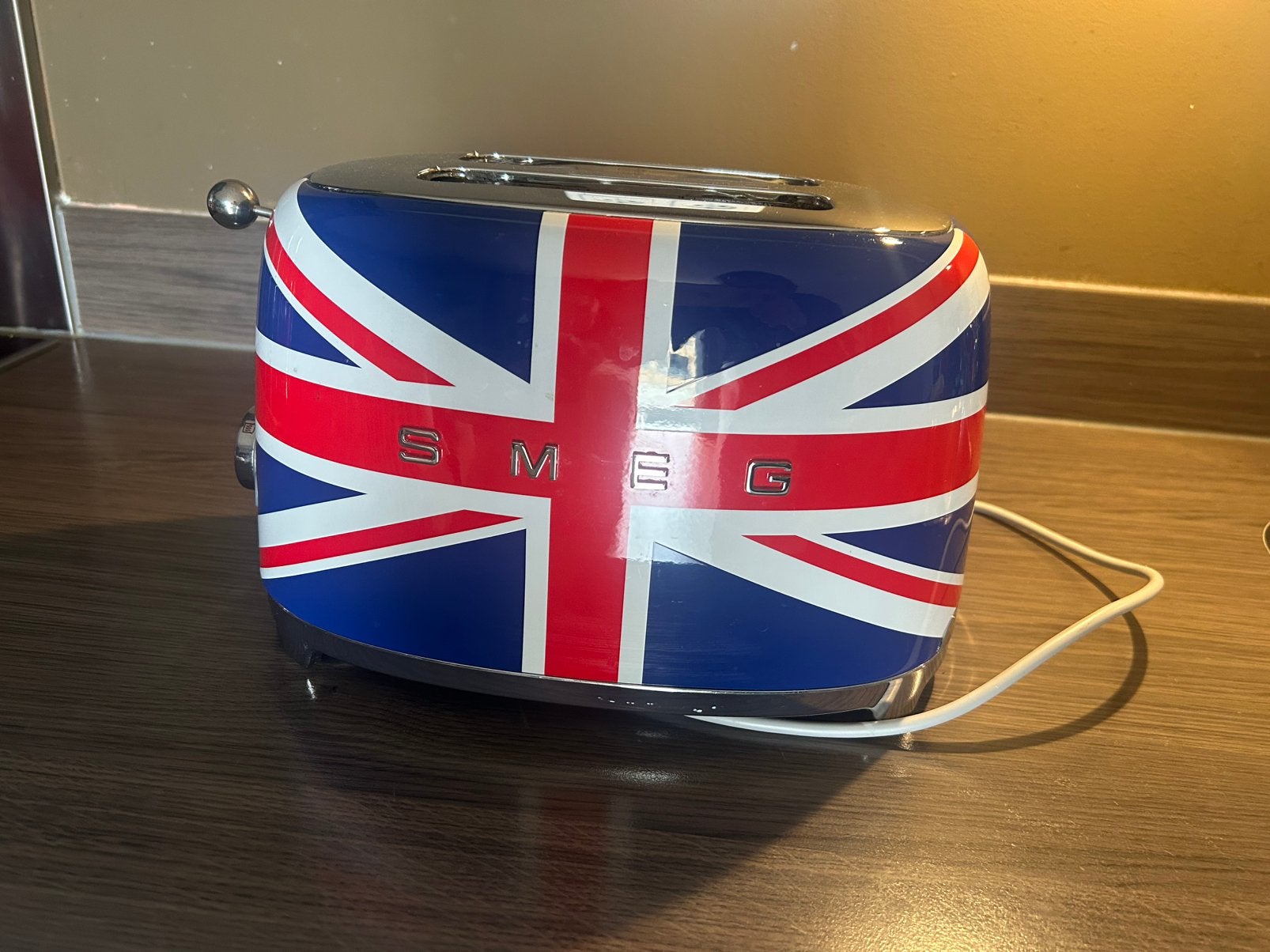 SMEG Broodrooster Union Jack | TSF01UJEU | Limited Edition, Witgoed en Apparatuur, Broodroosters, Ophalen of Verzenden, Zo goed als nieuw