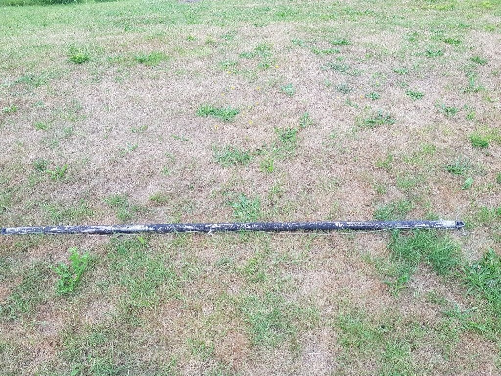Aluminium spinnakerboom met beslag 273 cm Ø 50 mm, Ophalen, Gebruikt, Overige typen