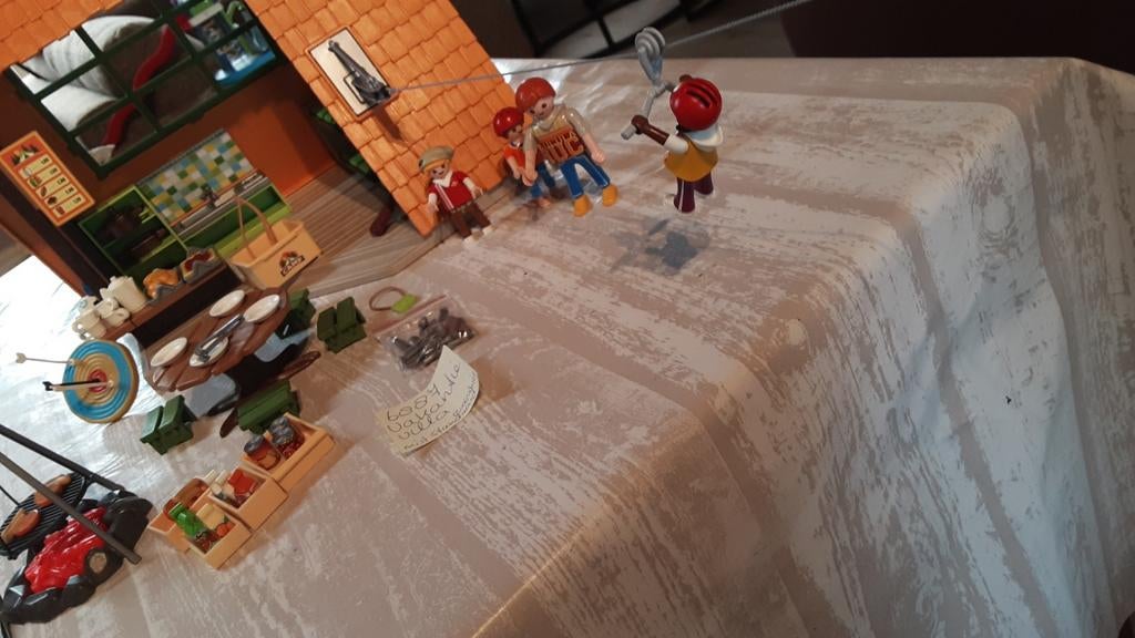 6887 vakantiehuis puntvilla met kabelbaan, Kinderen en Baby's, Speelgoed | Playmobil, Ophalen of Verzenden, Zo goed als nieuw