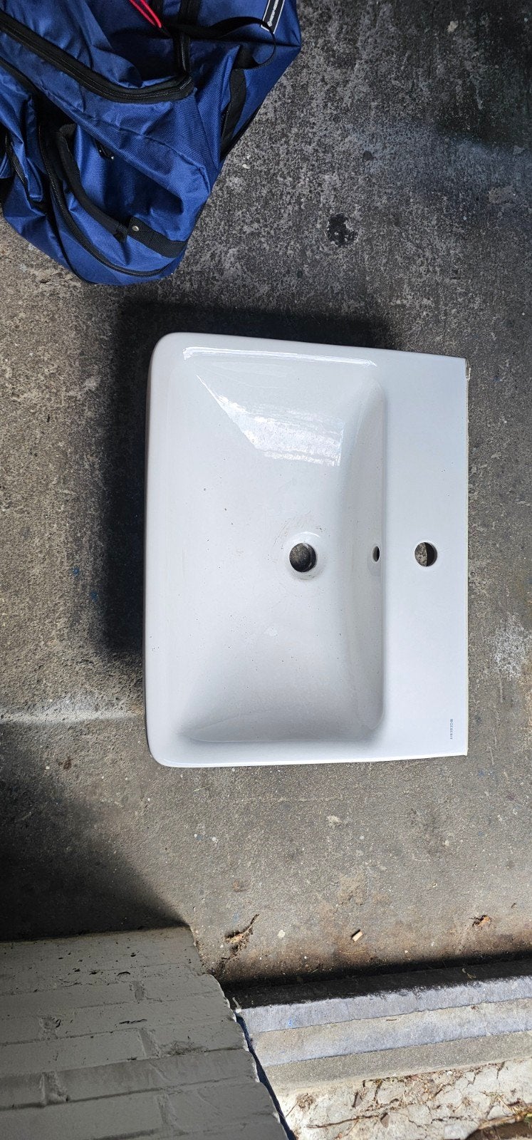 gebrit wastafel, Doe-het-zelf en Verbouw, Sanitair, Ophalen, Zo goed als nieuw, Wastafel