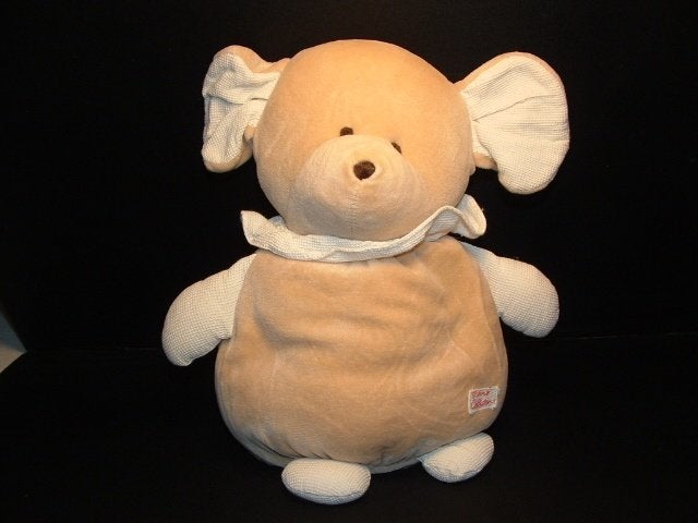 TIAMO MUIS VELOURS BEIGE MET WIT GEWAFELDE STOF, Verzenden, Nieuw, Overige typen