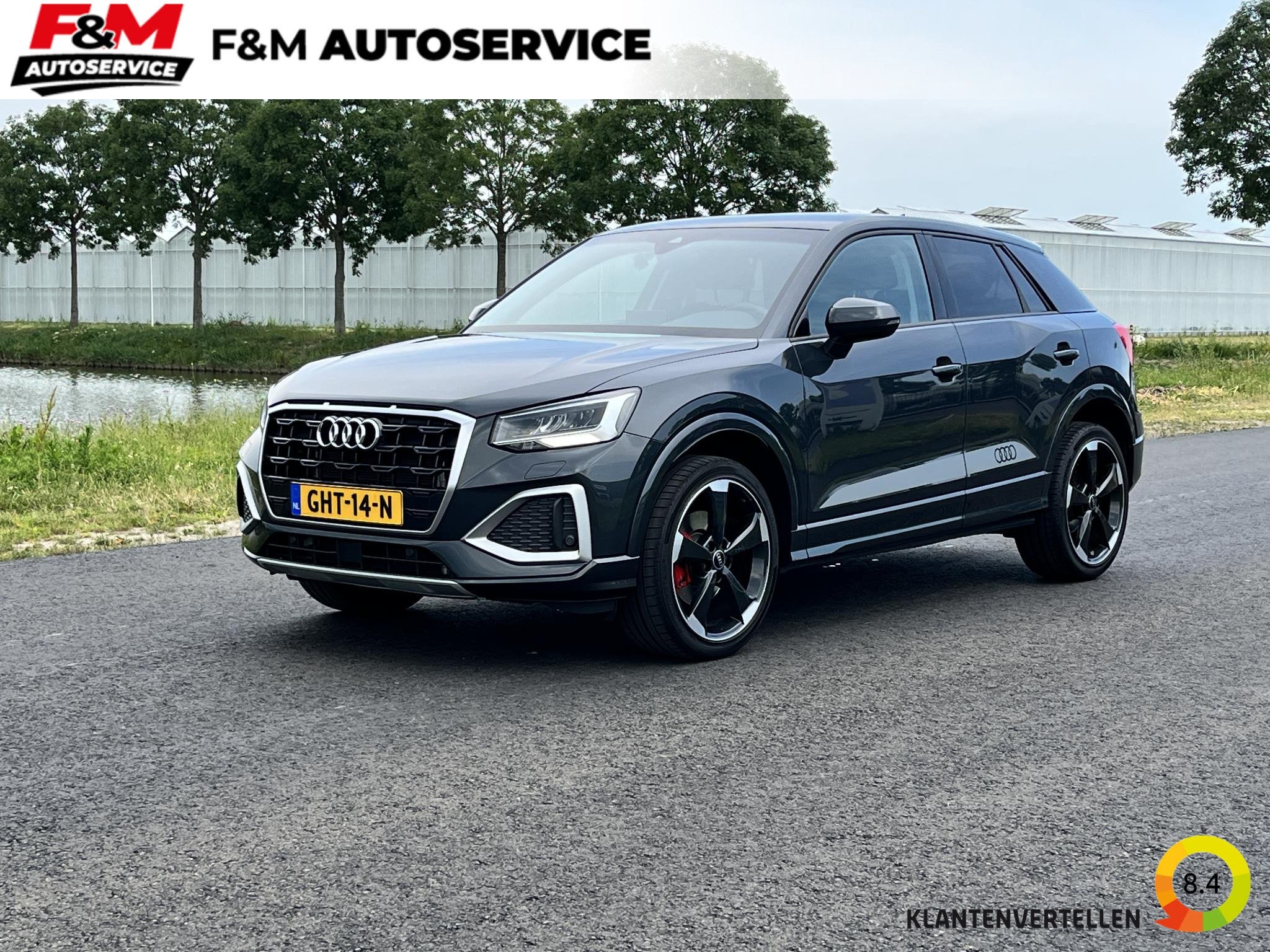 Audi Q2 35 TFSI S Edition Clima, keyless, stoelverwarming, p, 4 cilinders, 150 pk, Leder en Stof, Bedrijf