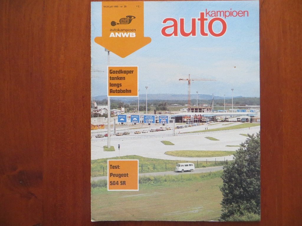 Autokampioen 29 1980 Peugeot 504 SR (test), klokkenmuseum, Ophalen of Verzenden, Nieuw, Peugeot
