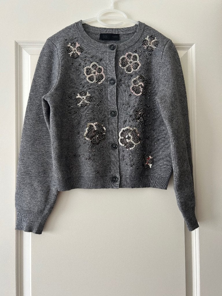 Grijs vestje Zara maat S, Maat 38/40 (M), Ophalen of Verzenden, Zo goed als nieuw, Grijs
