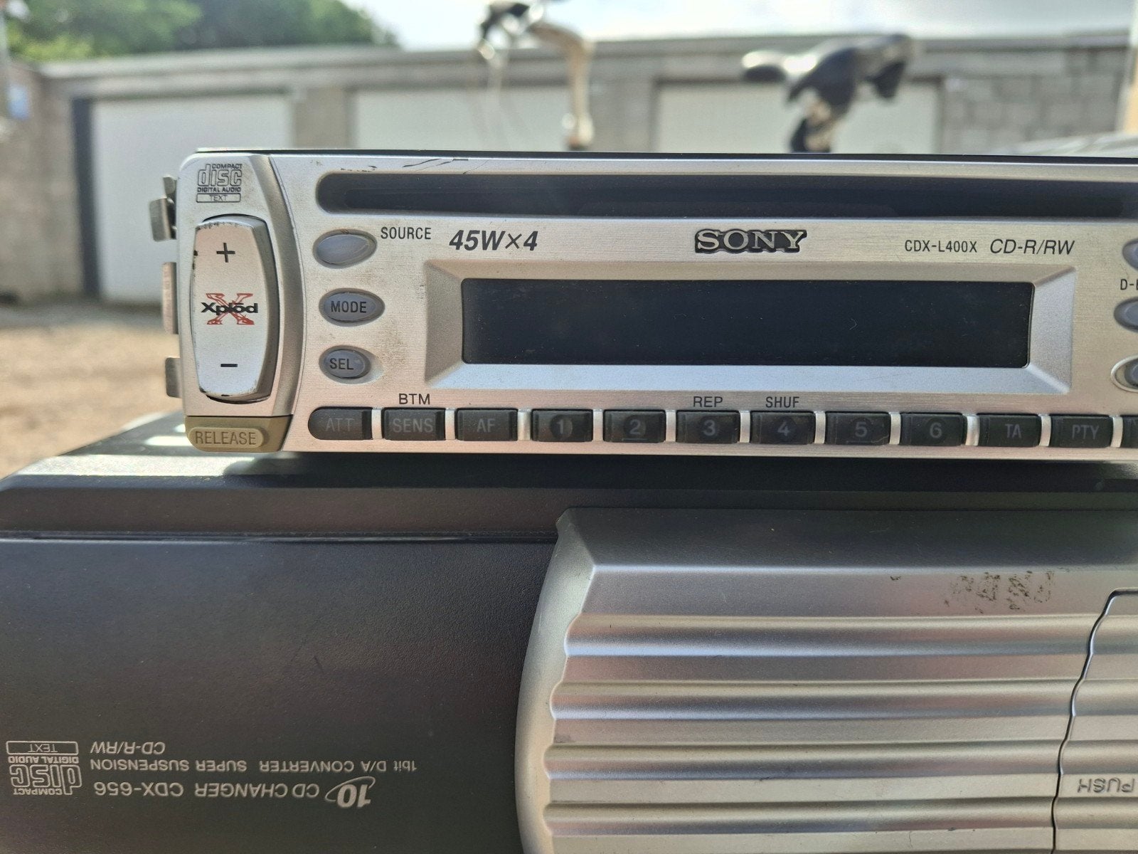 Sony CDX-L400X CD-R/RW autoradio met CD-wisselaar, Ophalen of Verzenden