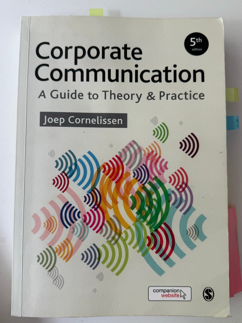 Corporate Communication 5e - Joep Cornelissen, Ophalen of Verzenden, Gamma, Zo goed als nieuw, HBO