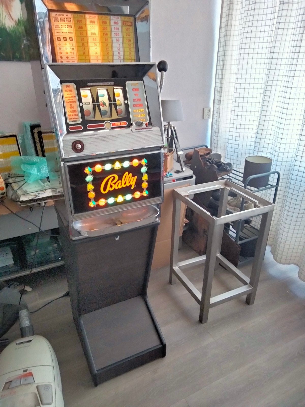 Bally 809 gokkast - Vintage fruitautomaat, Verzamelen, Automaten | Gokkasten en Fruitautomaten, Euro, Ophalen, Gebruikt