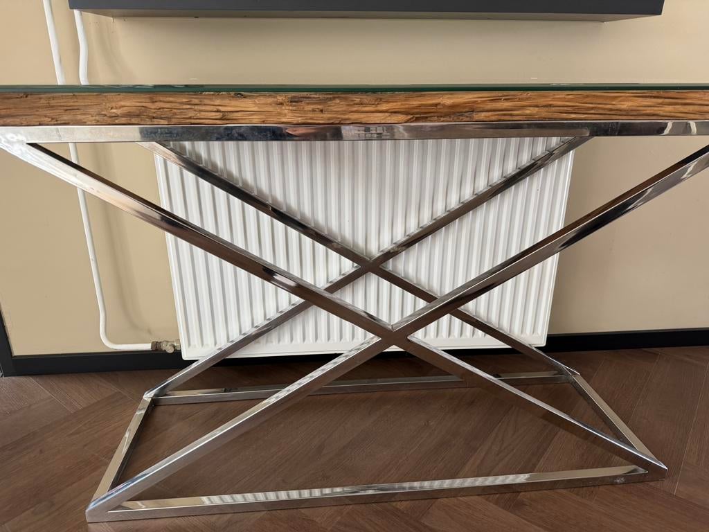 Bijzet tafel, Ophalen of Verzenden, Zo goed als nieuw