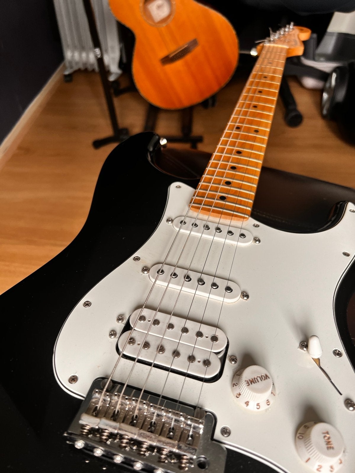 Fender Stratocaster - Mexicaans - HSS - Zoals Nieuw!, Ophalen, Zo goed als nieuw, Solid body, Fender