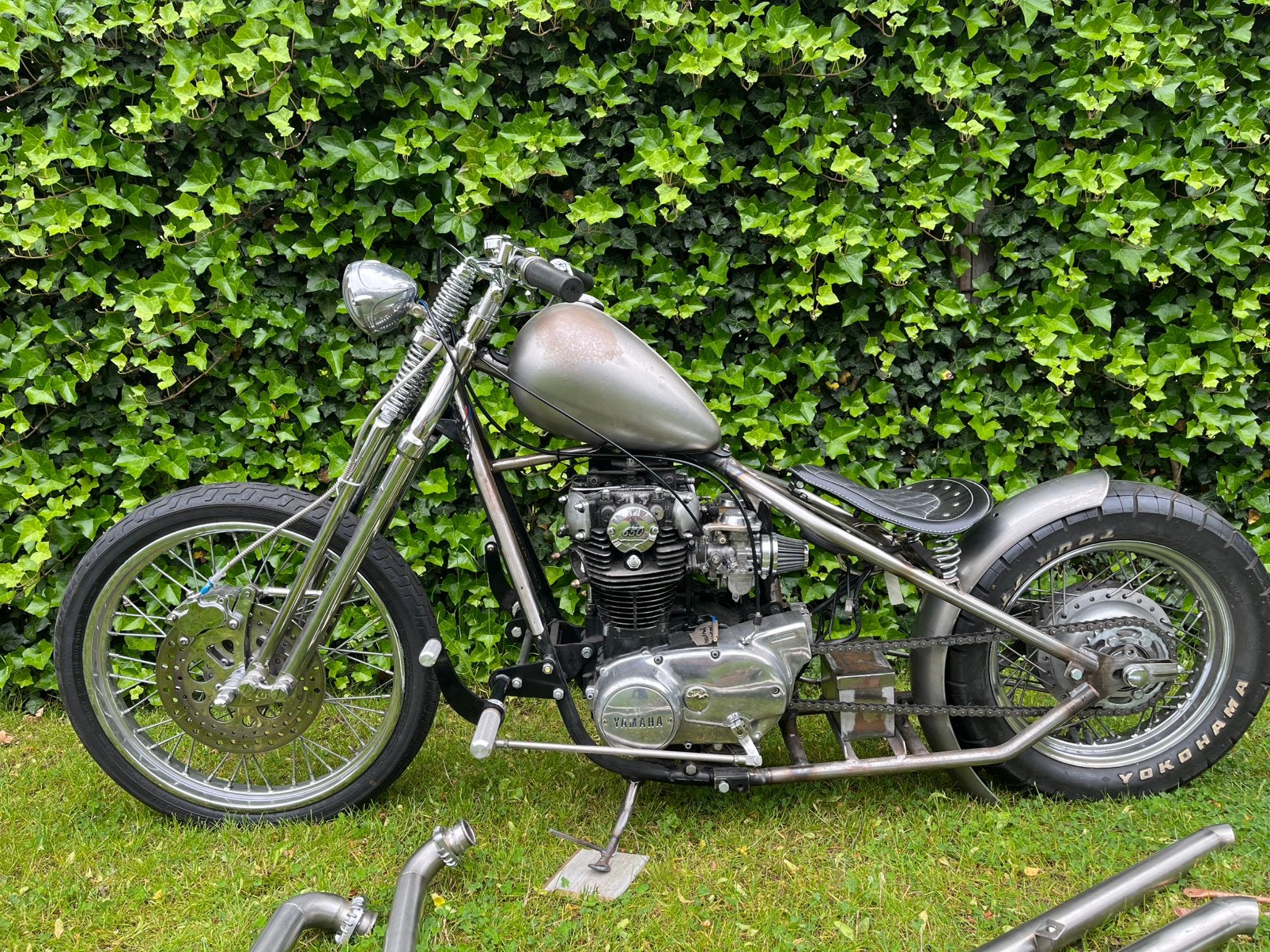 Yamaha XS 650 Chopper/Bobber Hardtail project, Motoren, Ophalen, Gebruikt