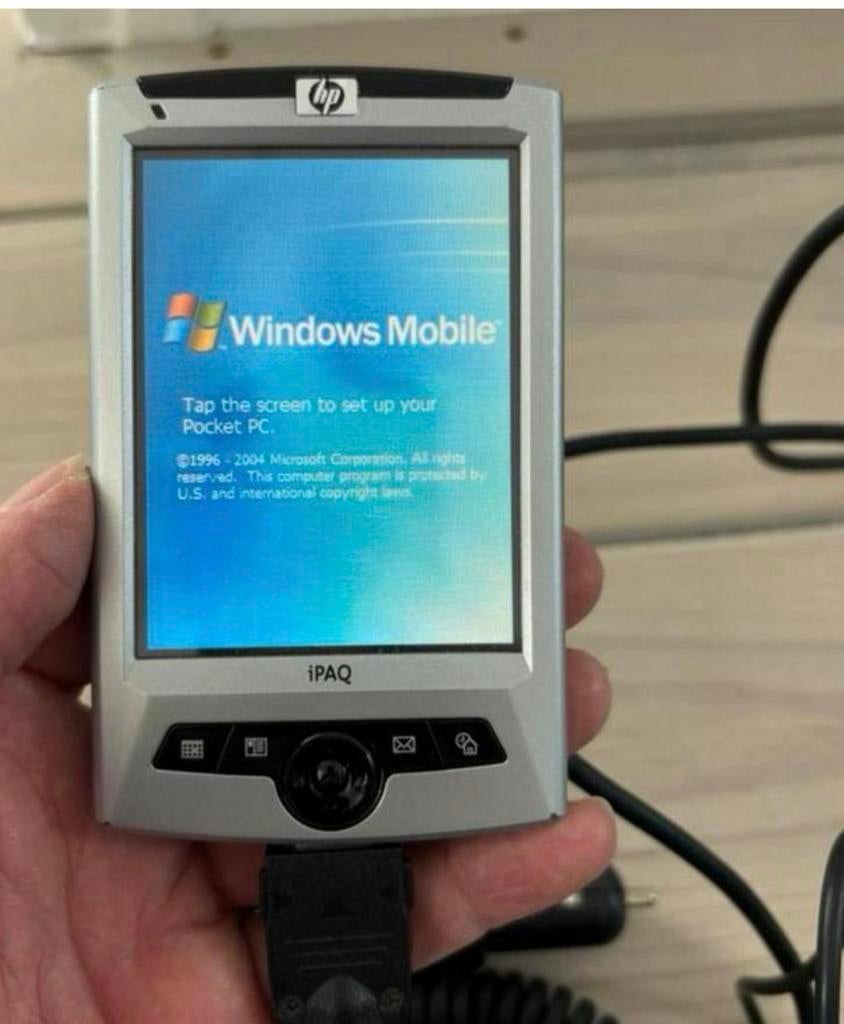 HP's iPAQ rz1710 Pocket PC alles-in-een autonavigatiesysteem, Telecommunicatie, Pda's, Gebruikt, Internet, Ophalen of Verzenden