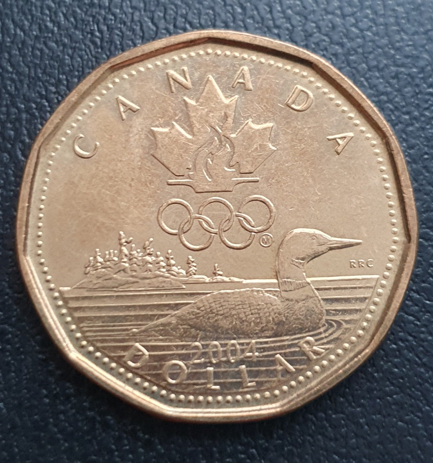 1 Dollar 2004 Canada Olympische spelen Athene., Ophalen of Verzenden, Noord-Amerika, Losse munt