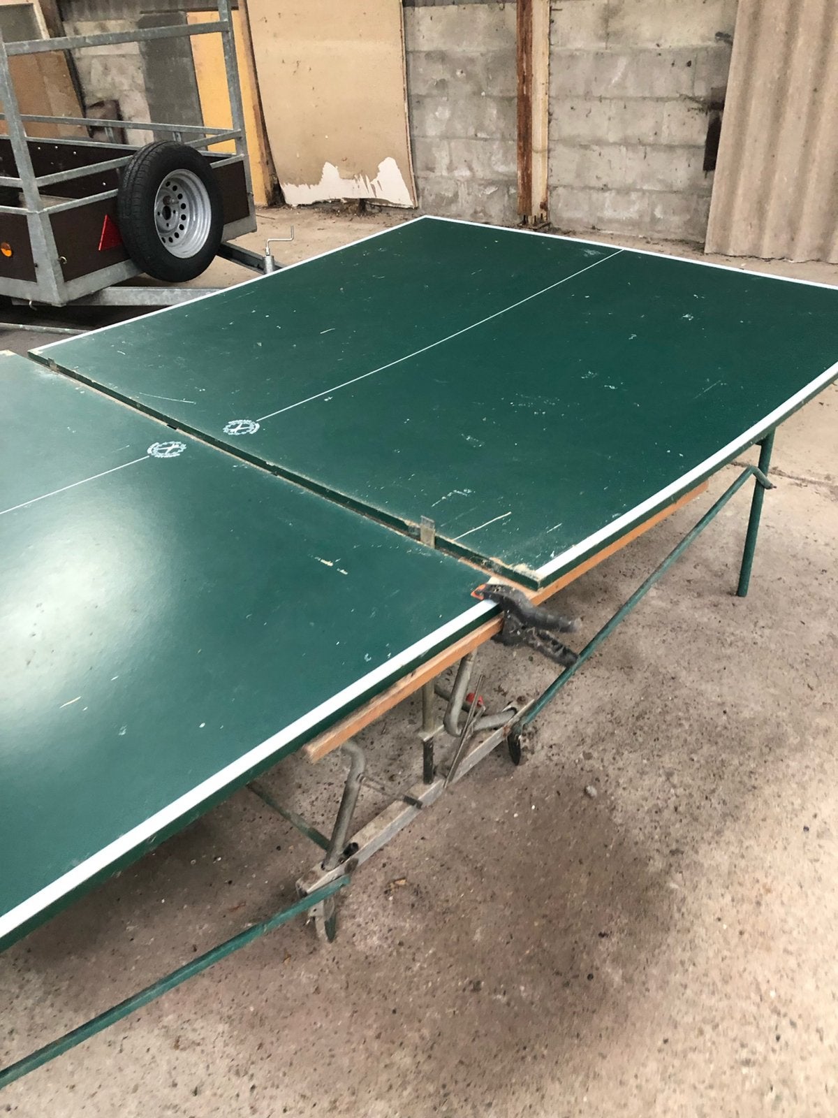 Tafeltennistafel Kettler, Sport en Fitness, Tafeltennis, Ophalen, Zo goed als nieuw, Tafel Indoor, Verrijdbaar