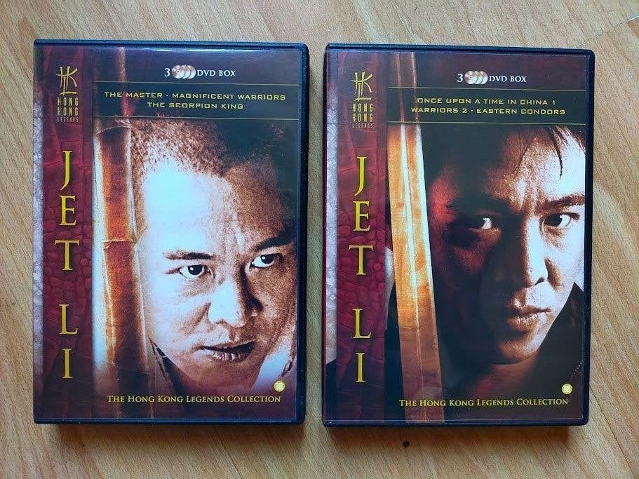 The Hong Kong Legends Collection: 2x drie films van Jet Li, Cd's en Dvd's, Alle leeftijden, Ophalen of Verzenden, Zo goed als nieuw