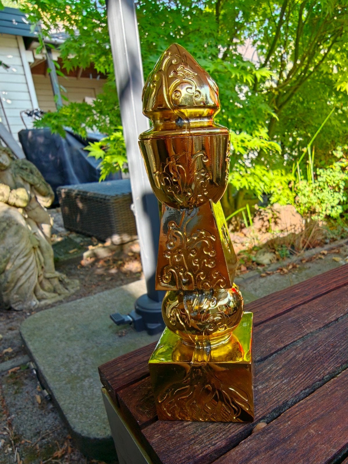Goudkleurige Pagode Decoratie KOOPJE VASTE PRIJS!!!!!!, Ophalen of Verzenden