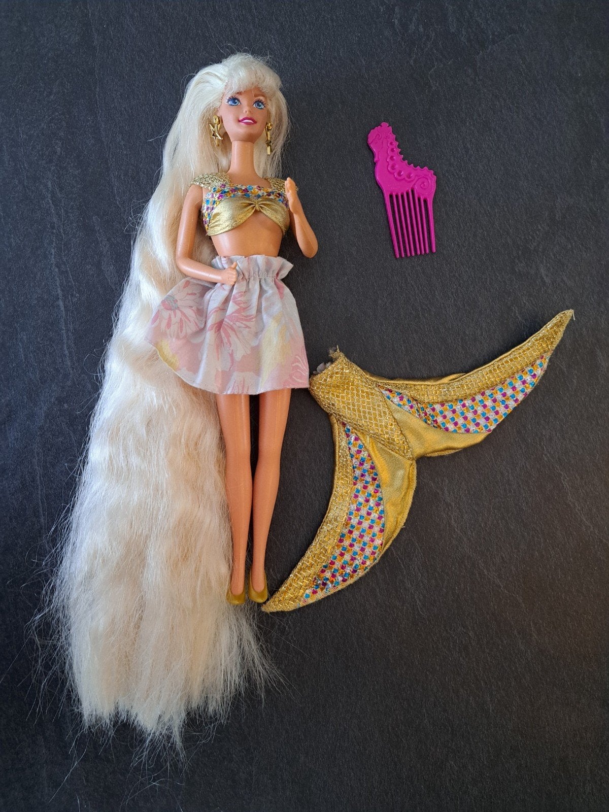 Vintage Jewel Hair Mermaid Barbie, Ophalen of Verzenden, Zo goed als nieuw, Barbie