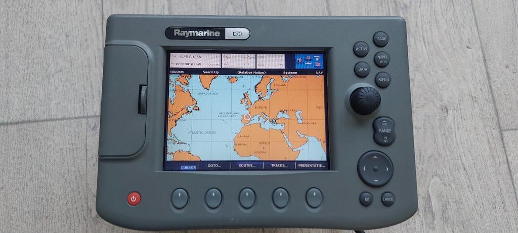 Raymarine C70 kaartplotter fishfinder., Ophalen of Verzenden, Zo goed als nieuw, Kaartplotter of Fish Finder