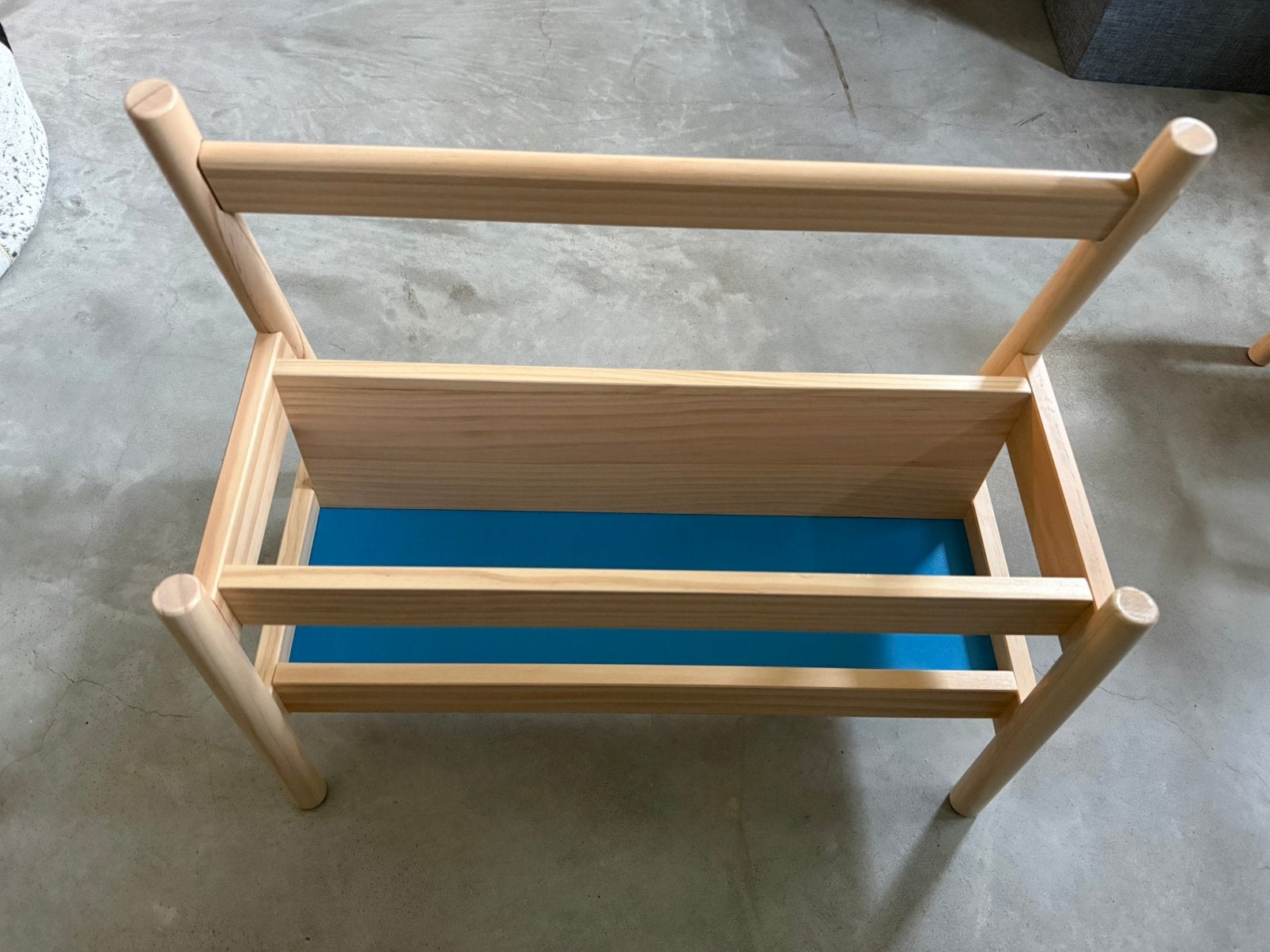 Ikea Flisat boekenrek (blauw), Ophalen, Met plank(en), Minder dan 50 cm, Zo goed als nieuw