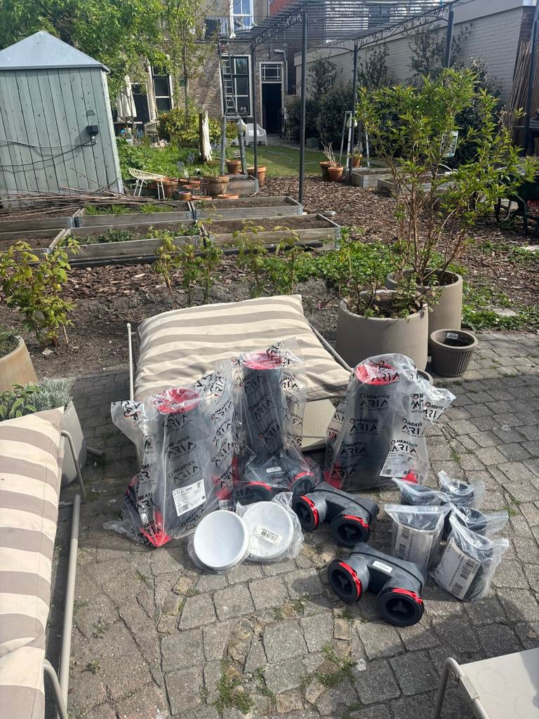 Complete Heatpex Aria WTW set - nieuw!, Doe-het-zelf en Verbouw, Ventilatie en Afzuiging, Ophalen, Nieuw, Ventilator en Afzuiger