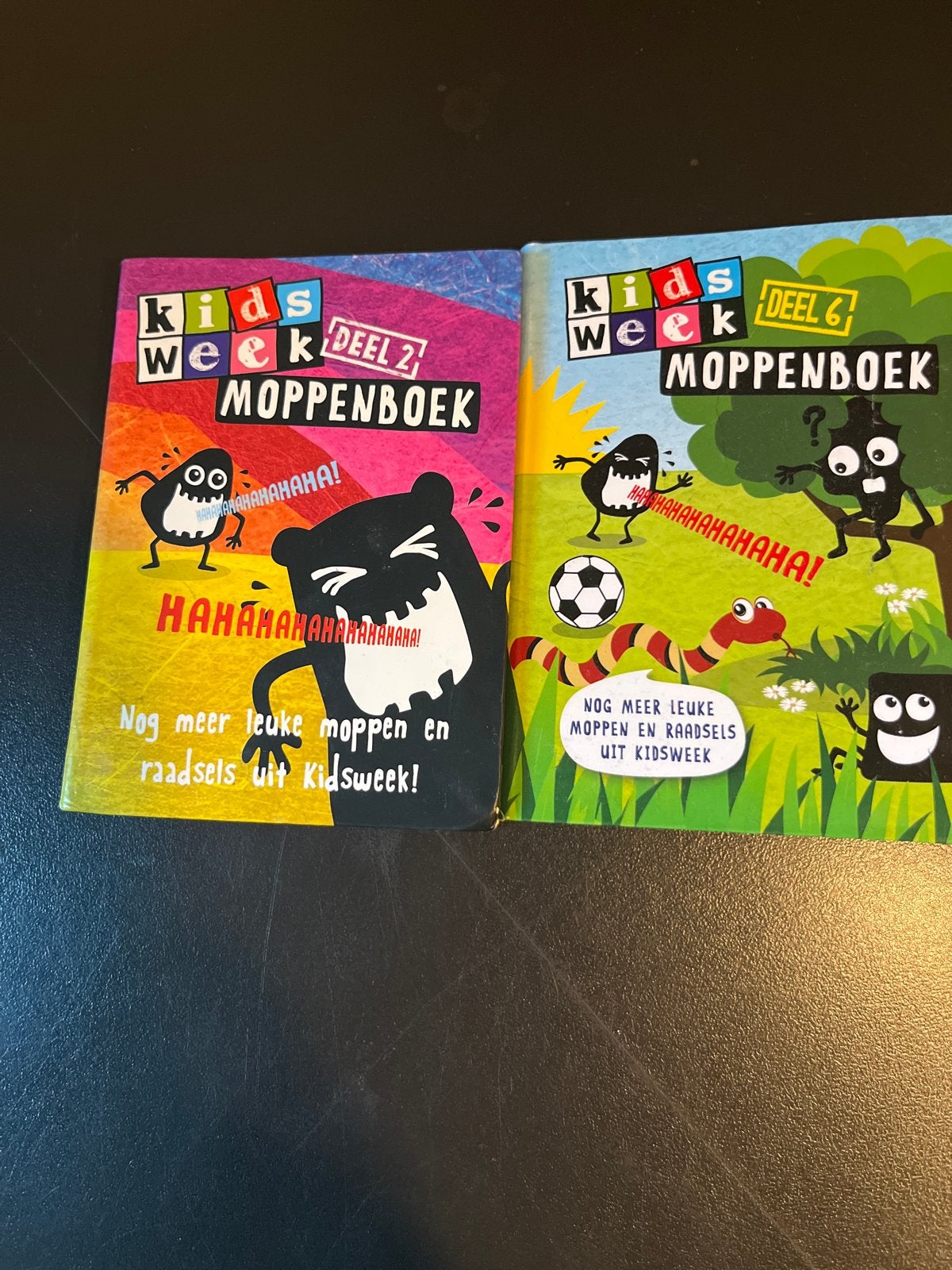 Kidsweek Moppenboek Deel 2 & 6 - Humor voor kinderen, Ophalen, Gelezen, Fictie algemeen
