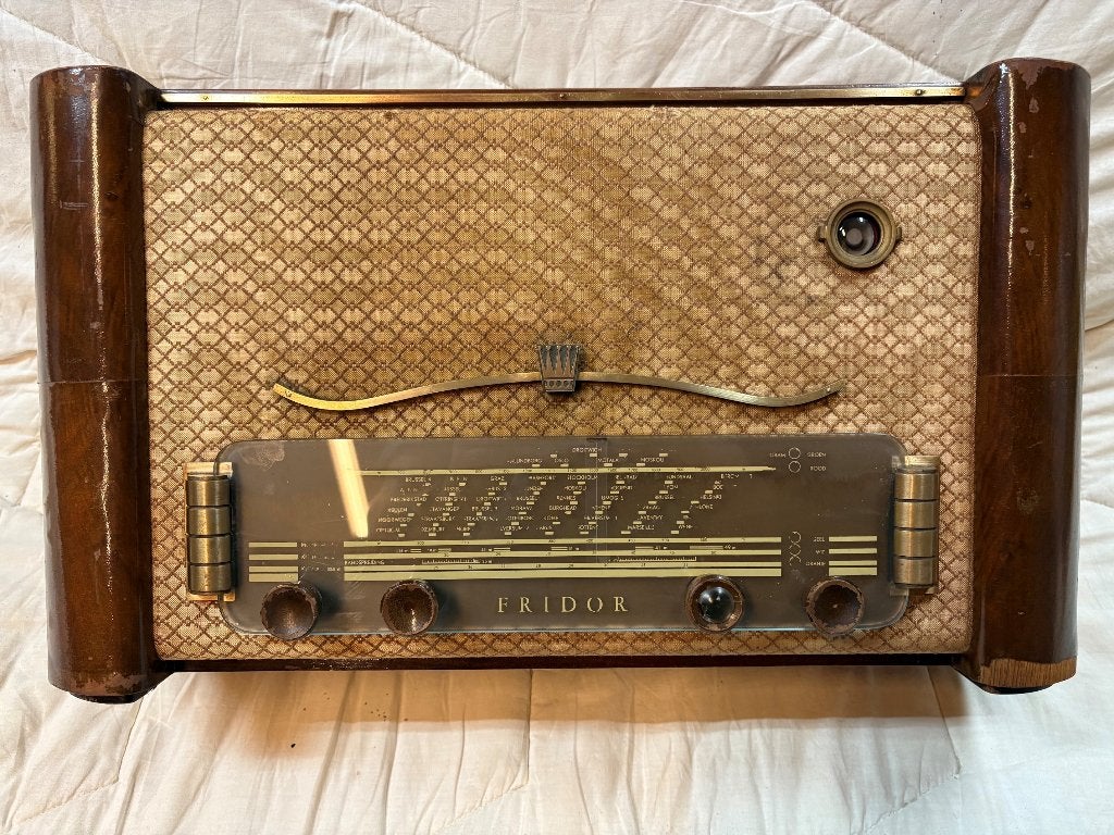 Antieke Fridor radio, omgebouwd naar Bluetooth., Ophalen of Verzenden