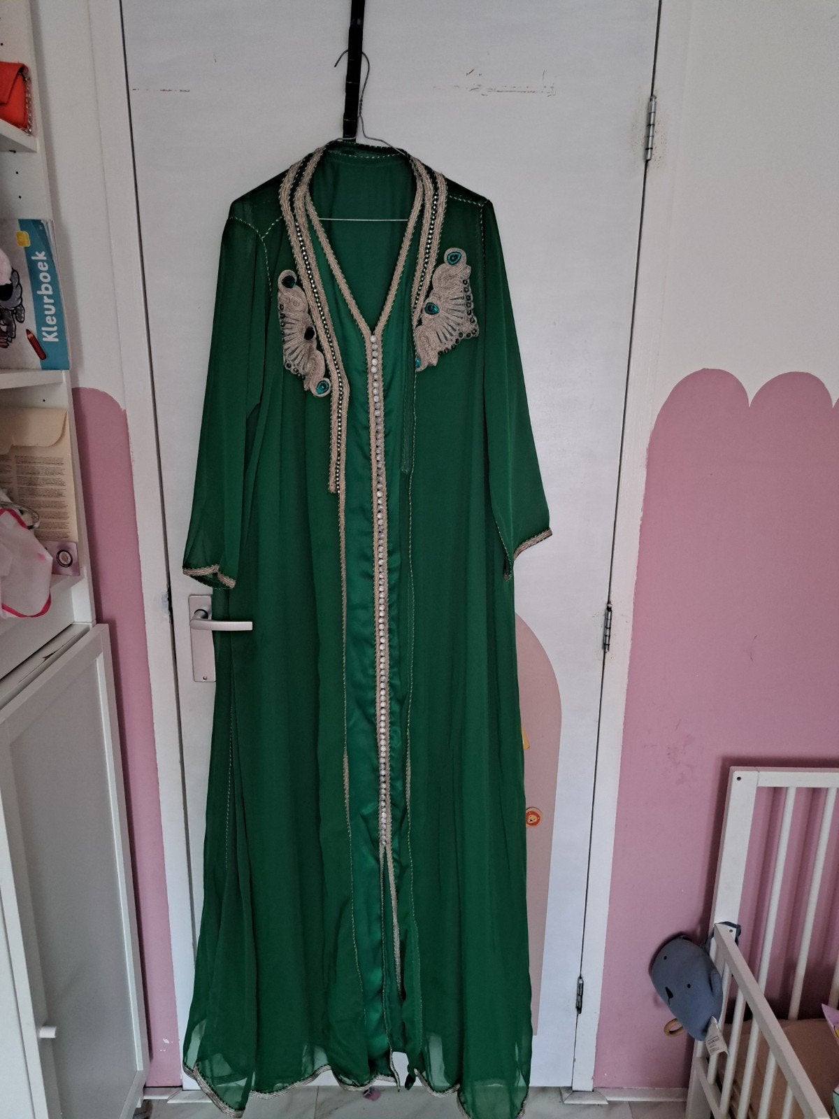 Marokkaanse feest jurk, Kleding | Dames, Ophalen, Zo goed als nieuw, Maat 46/48 (XL) of groter, Overige typen