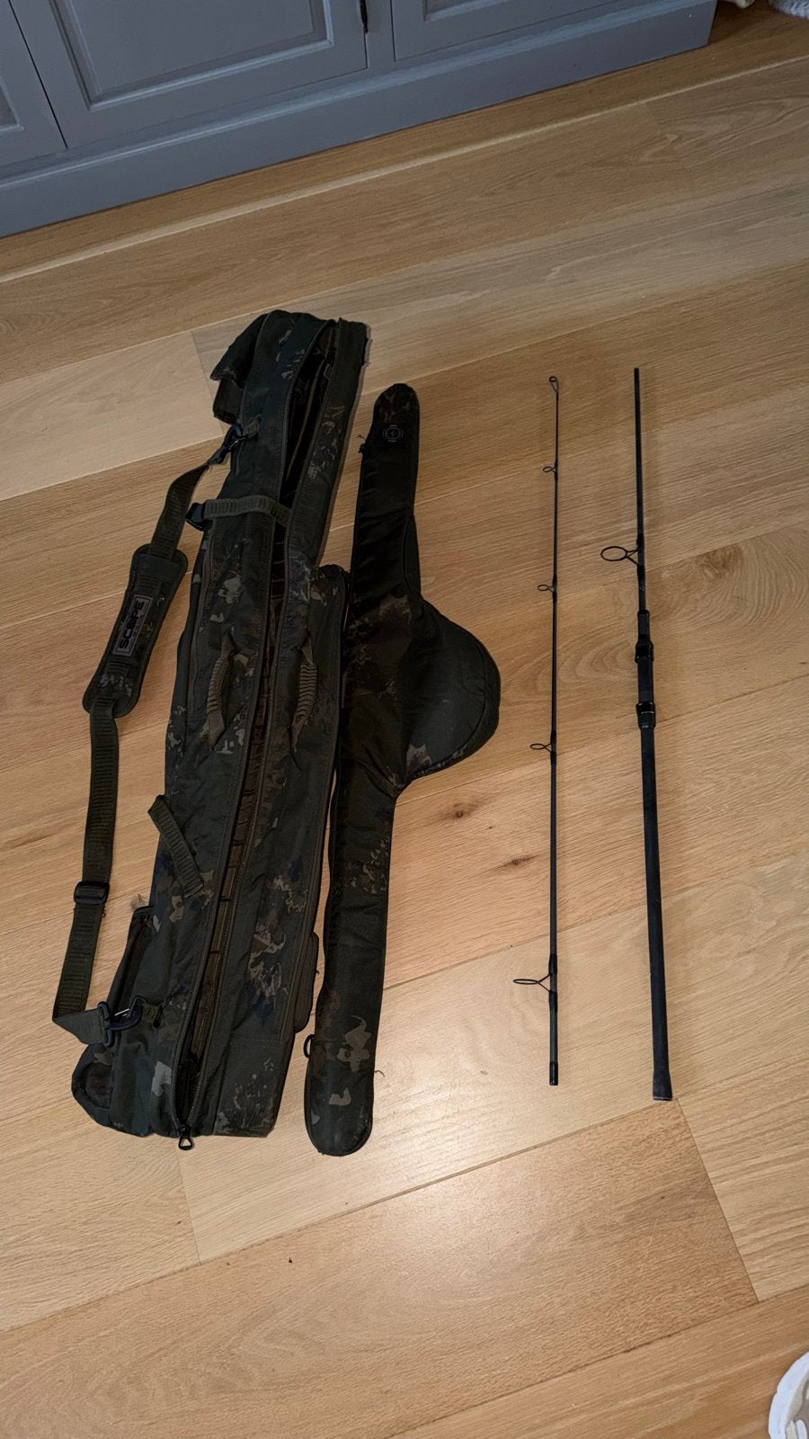 Nash Scope 9ft 3.25lb Hengels met Rod Sleeves (3 stuks), Ophalen, Gebruikt, Werphengel