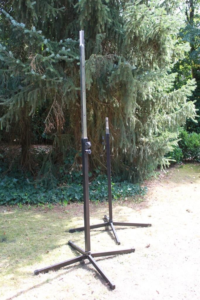 Luidspreker standaard 2x heavy duty, Muziek en Instrumenten, Standaards, Ophalen, Gebruikt, Licht of Laser