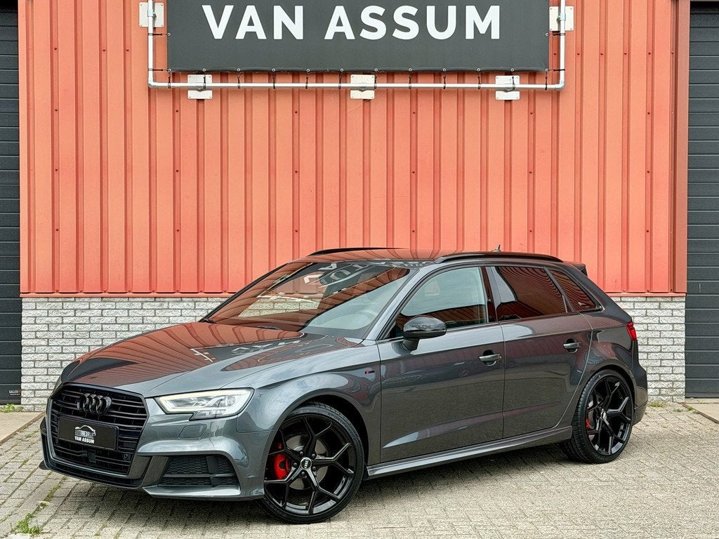Audi A3 Sportback 1.4 TFSI 3x S-Line Virtual Carplay PDC ACC, Auto's, Audi, Gebruikt, Zwart, 4 cilinders, 150 pk