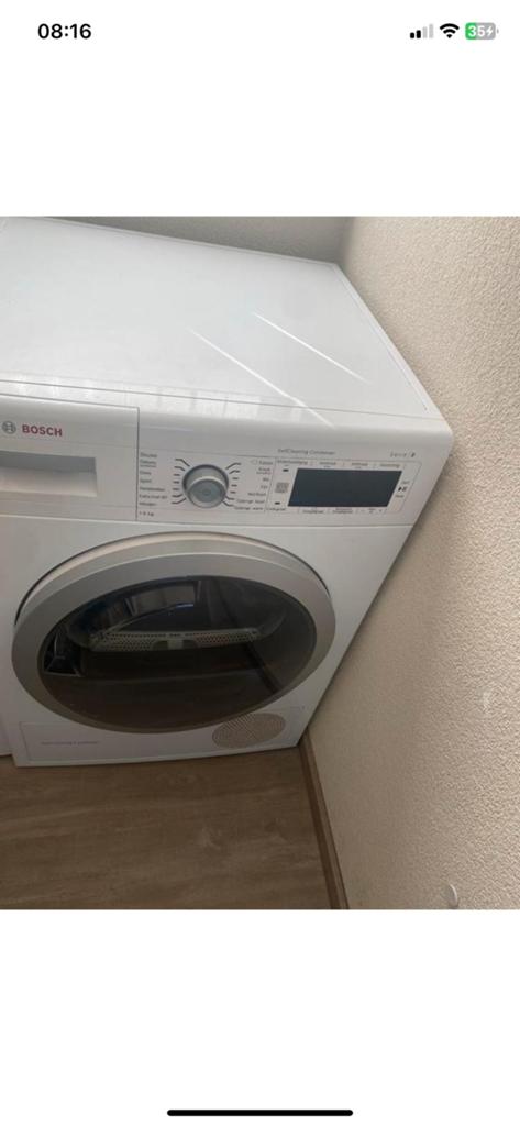 Warmtepompdroger bosch, Witgoed en Apparatuur, Ophalen of Verzenden, Zo goed als nieuw, 85 tot 90 cm, 1200 tot 1600 toeren