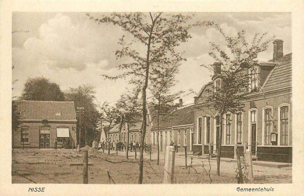 701-012-047 Nisse Gemeentehuis, Verzenden, Voor 1920, Zeeland