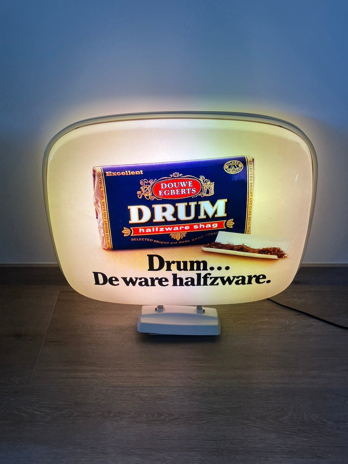 Lichtbak drum, Verzamelen, Ophalen of Verzenden, Zo goed als nieuw, Reclamebord, Plaat of Schild, Overige merken