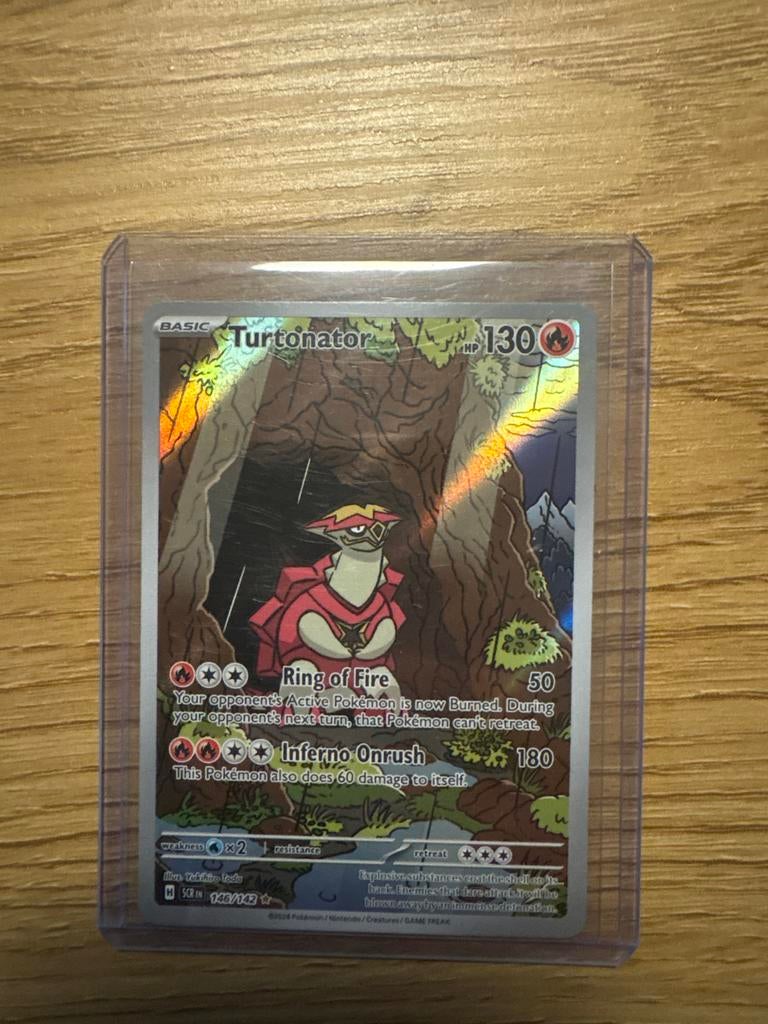Turtonator 146/142 Full Art Pokémon Kaart - Nieuw, Ophalen of Verzenden, Nieuw, Losse kaart, Foil