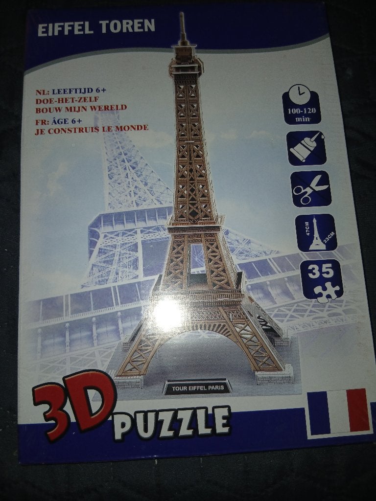 Puzzel 3D nieuw, Ophalen, Meer dan 50 stukjes, Nieuw, 6 jaar of ouder