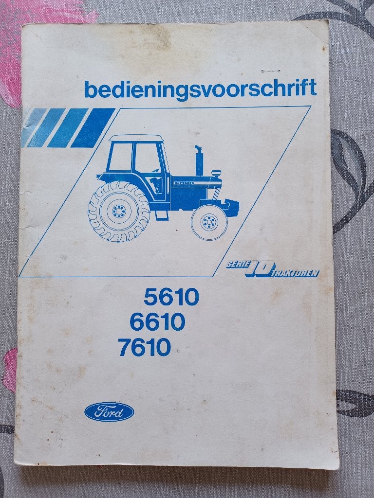 Bedieningsvoorschrif ford 10 serie 5610, 6610, 7610, Ophalen of Verzenden, Gelezen, Tractor en Landbouw