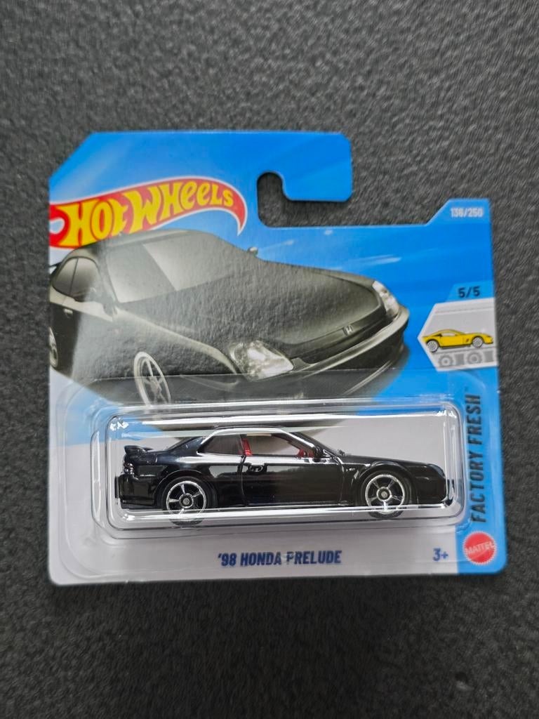 Hot Wheels '98 Honda Prelude - Factory Fresh, Overige merken, 1:50 of kleiner, Auto, Nieuw