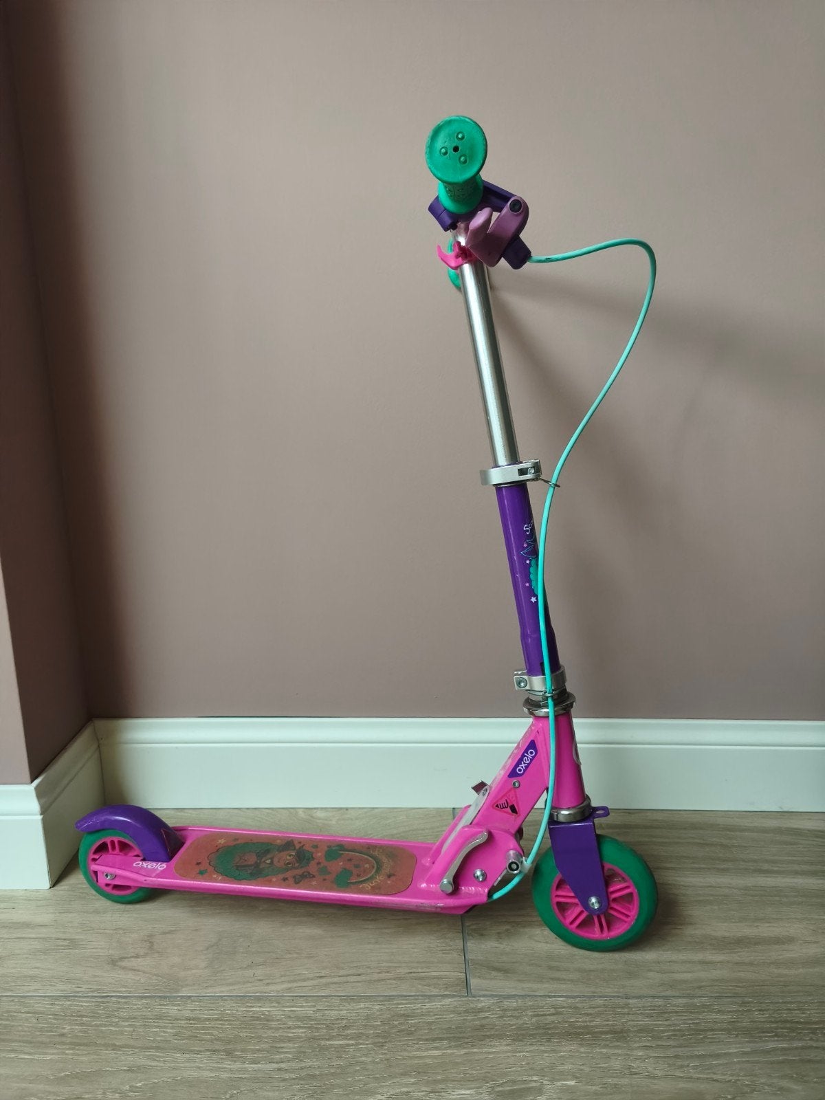 Oxelo Compacte Step - Roze/Paars Kinderstep, Ophalen, Zo goed als nieuw, Gewone step, Oxelo (Decathlon)