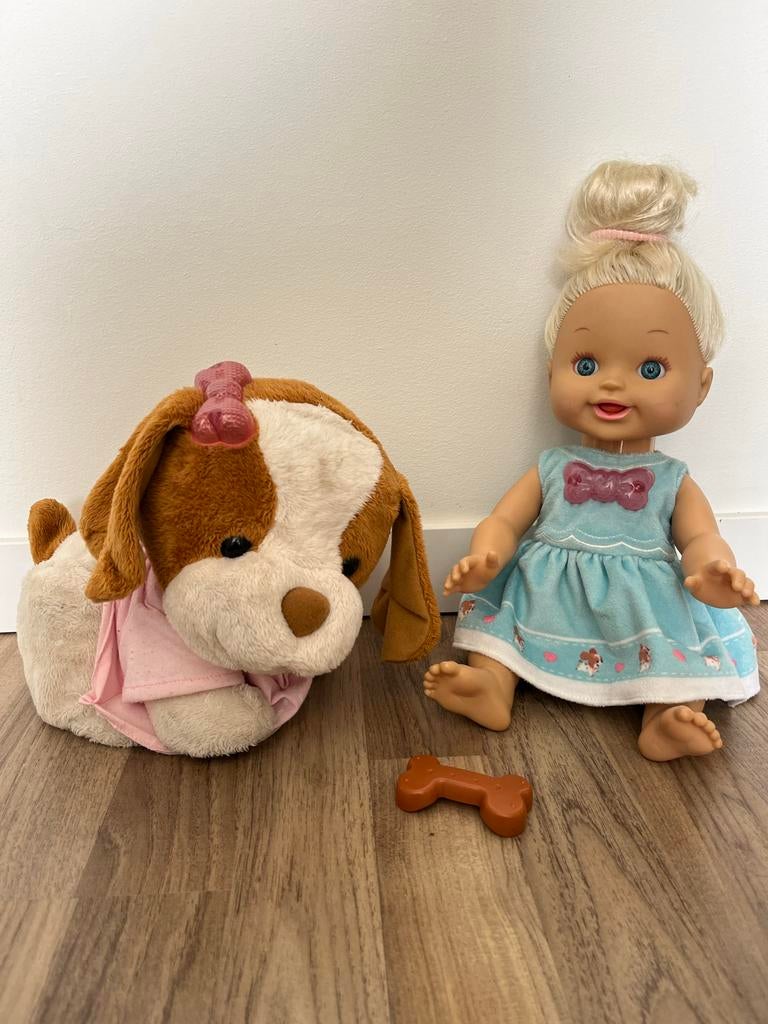Little Love - Suzy en haar Puppyvriendje hondje en botje, Ophalen of Verzenden, Gebruikt, Babypop