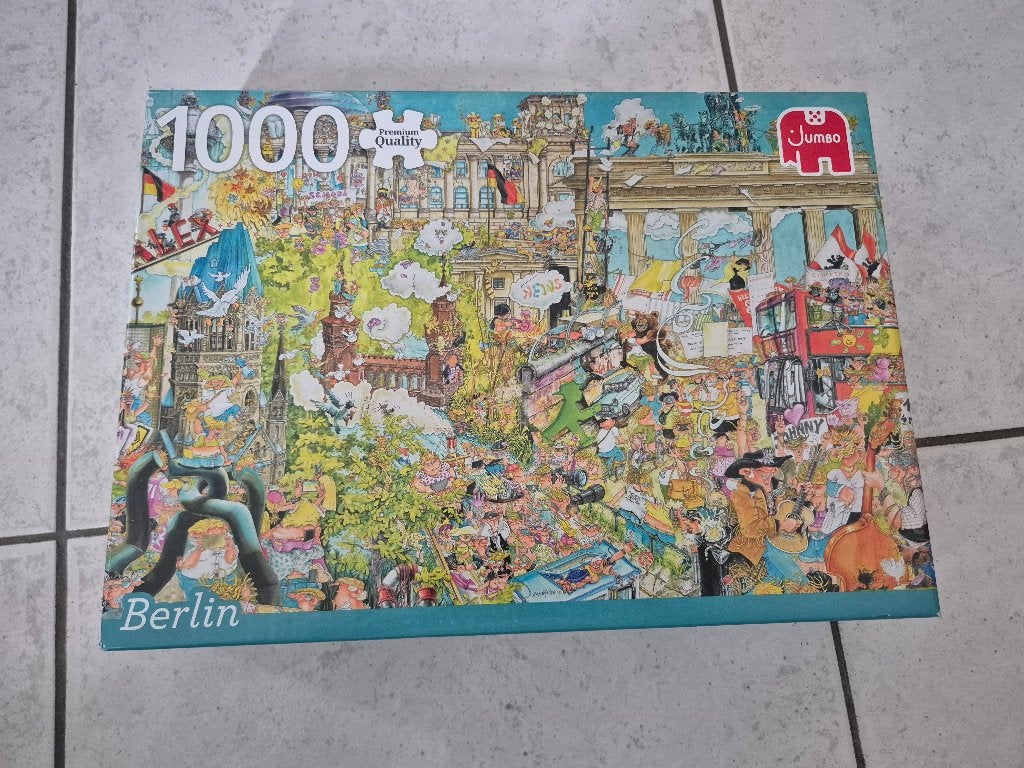Puzzel Berlin – Jumbo 1000 stukjes, Ophalen of Verzenden, 500 t/m 1500 stukjes, Zo goed als nieuw, Legpuzzel