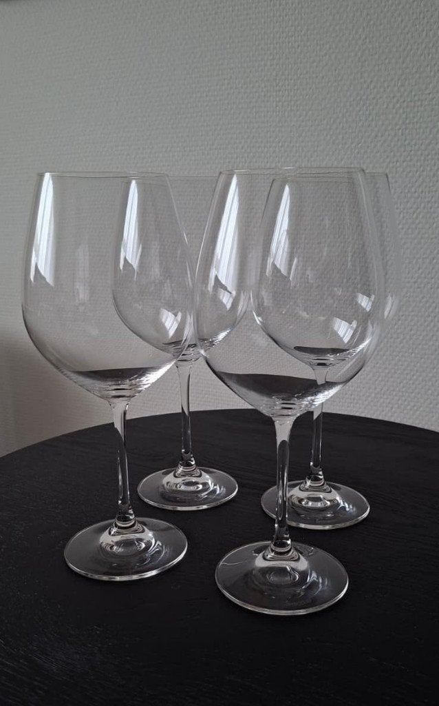 Prachtige Spiegelau kristallen Bordeaux wijnglazen set van 4, Ophalen, Zo goed als nieuw, Overige typen