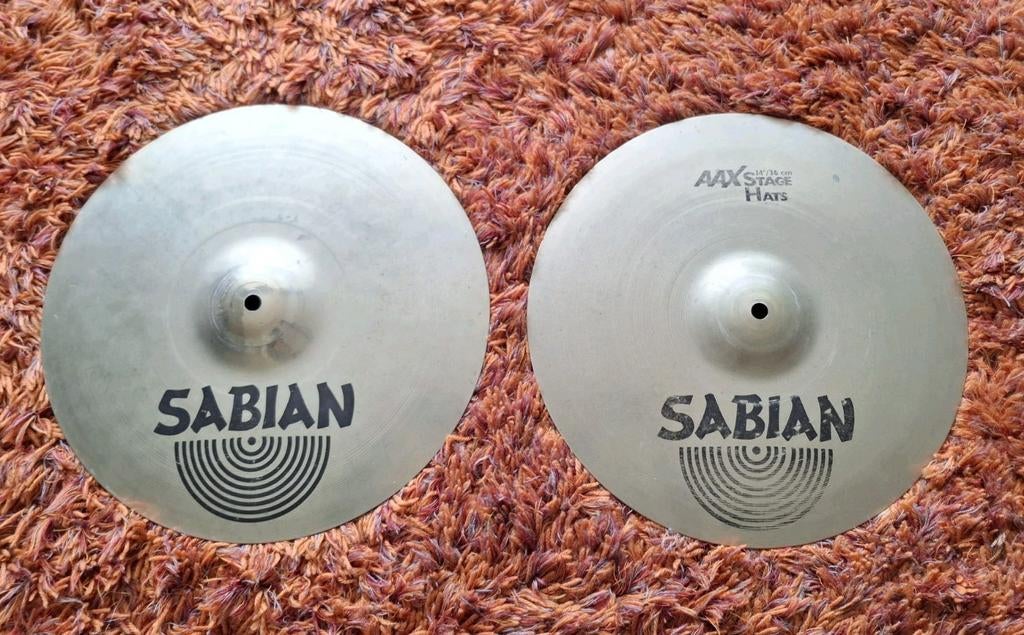 Sabian AAX 14" Stage Hats Hihat / Hi Hat / high Hats, Sabian, ., Drums of Percussie, Ophalen of Verzenden
