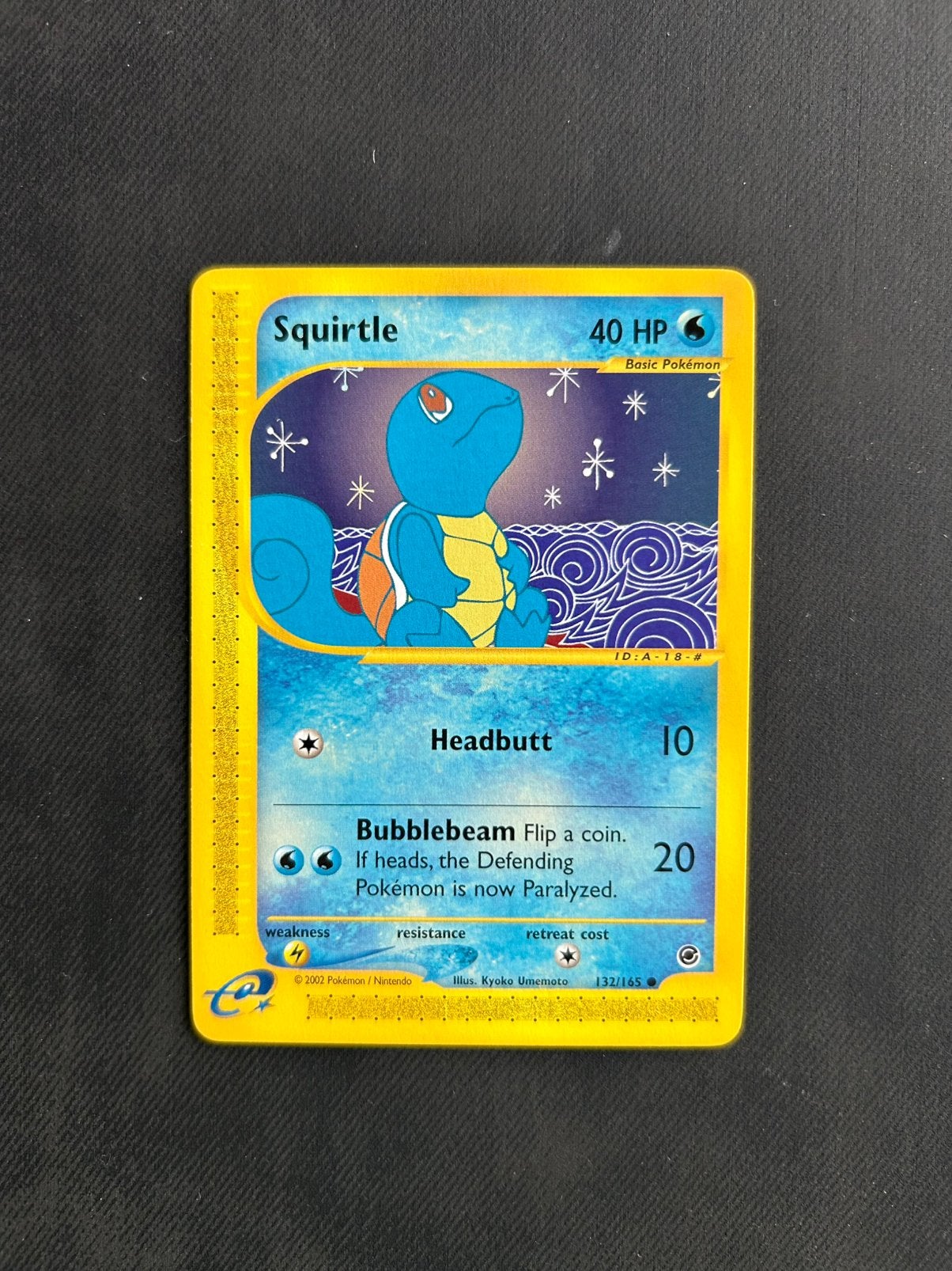 Squirtle 132/165, Ophalen of Verzenden, Zo goed als nieuw