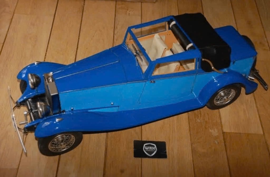 1:8 ROLLS ROYCE AMBASADOR blue Pocher UNIEK see info WRH, Verzenden, Zo goed als nieuw, 1:5 t/m 1:8, Auto