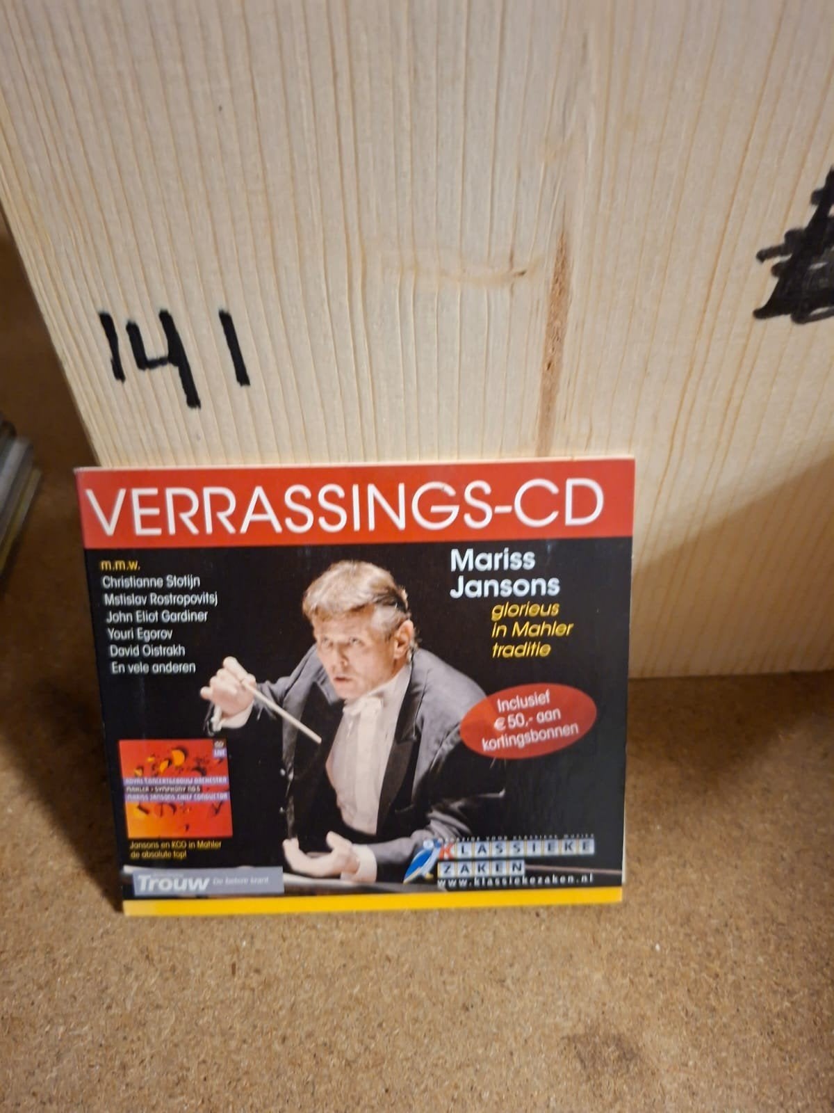 Verrassings-CD Mariss Jansons - Glorieus in Mahler traditie, Gebruikt, Modernisme tot heden, Mahler, Ophalen of Verzenden