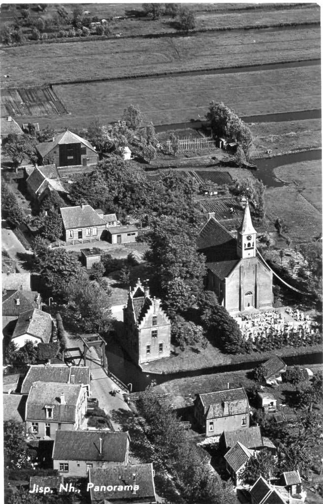 Jisp  Luchtfoto, Ophalen of Verzenden, 1960 tot 1980, Ongelopen