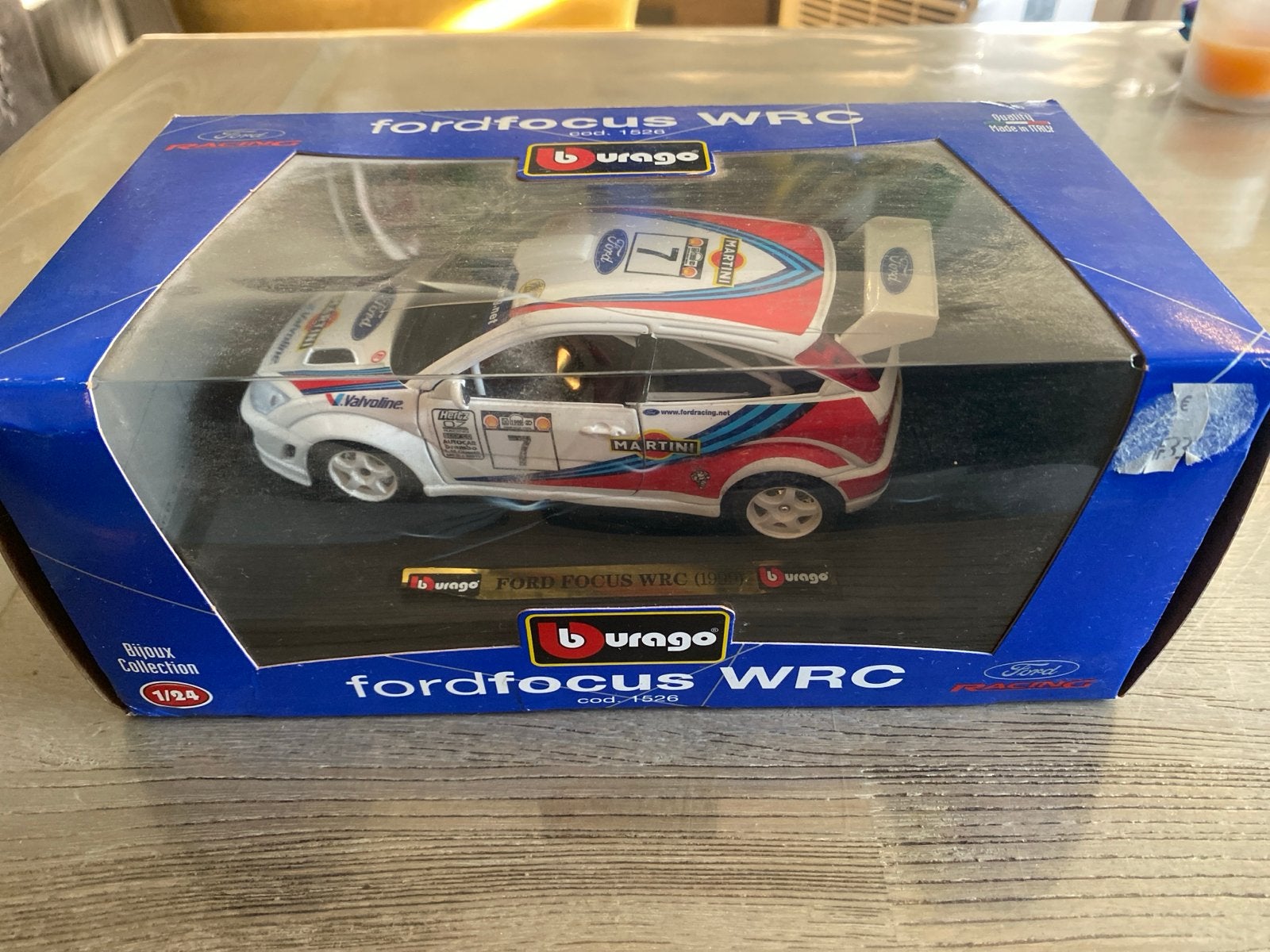 Burago Ford Focus WRC 1:24 Modelauto - in doos, Ophalen of Verzenden, Nieuw, Overige typen