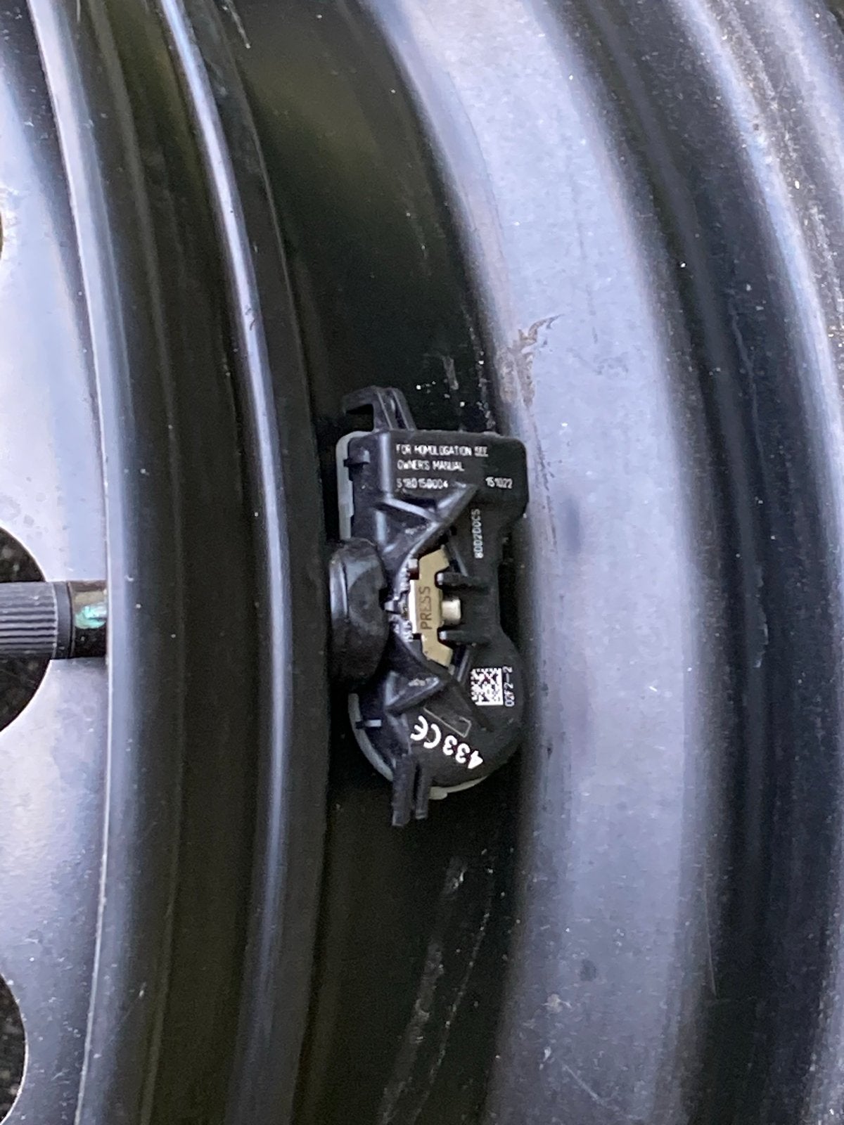 14 inch stalen velgen met TPMS sensoren, Ophalen, 14 inch, Gebruikt, Velg(en)