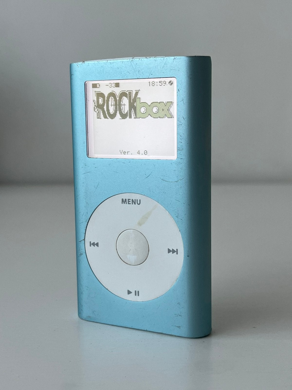 iPod Mini 128Gb + Rockbox, 40 GB en meer, Mini, Blauw, Ophalen of Verzenden